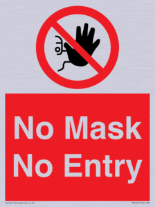 No Mask No Entry